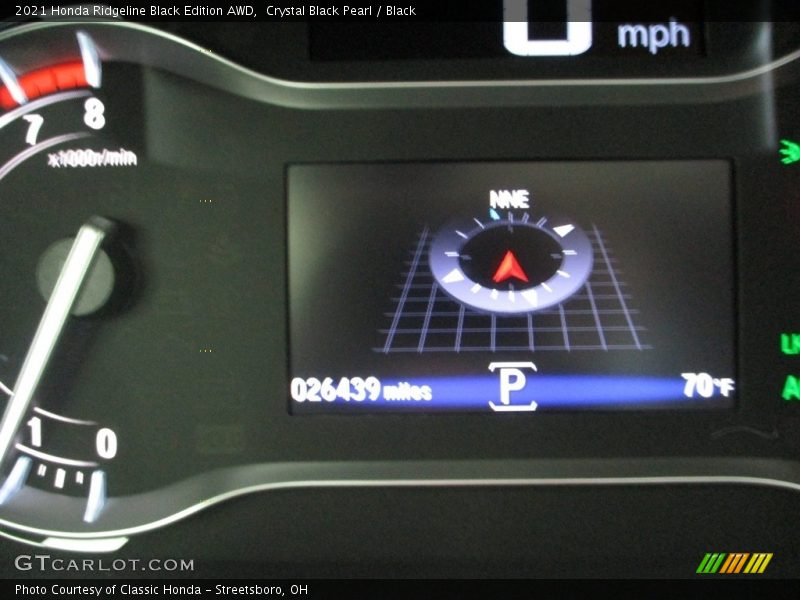 Crystal Black Pearl / Black 2021 Honda Ridgeline Black Edition AWD