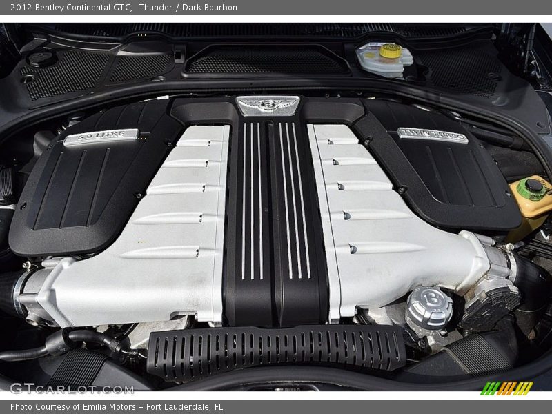  2012 Continental GTC  Engine - 6.0 Liter Twin-Turbocharged DOHC 48-Valve VVT W12
