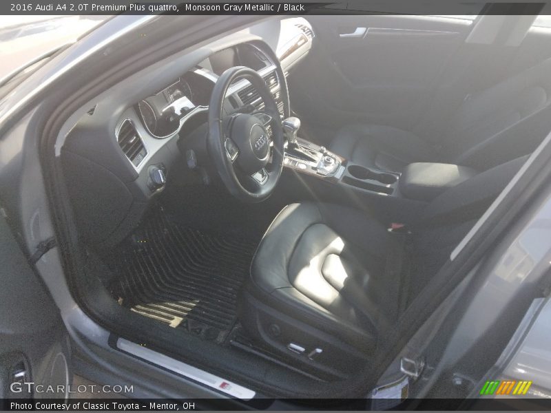 Monsoon Gray Metallic / Black 2016 Audi A4 2.0T Premium Plus quattro