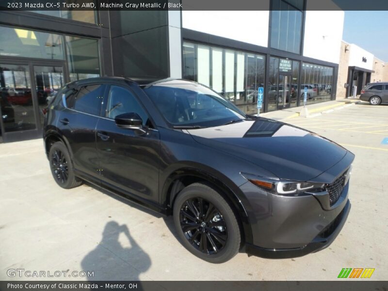 Machine Gray Metallic / Black 2023 Mazda CX-5 Turbo AWD