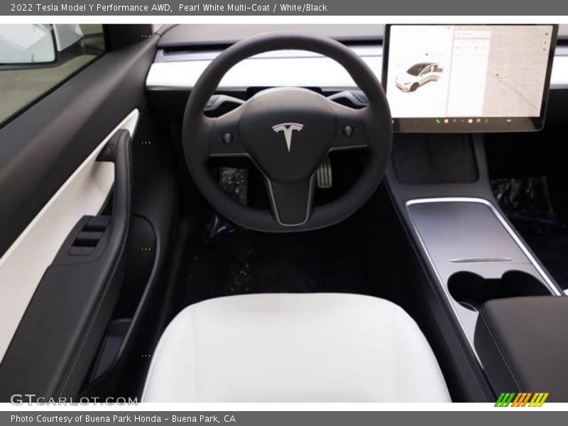 Dashboard of 2022 Model Y Performance AWD