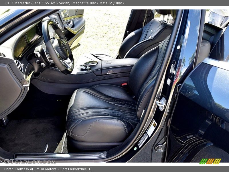 Front Seat of 2017 S 65 AMG Sedan