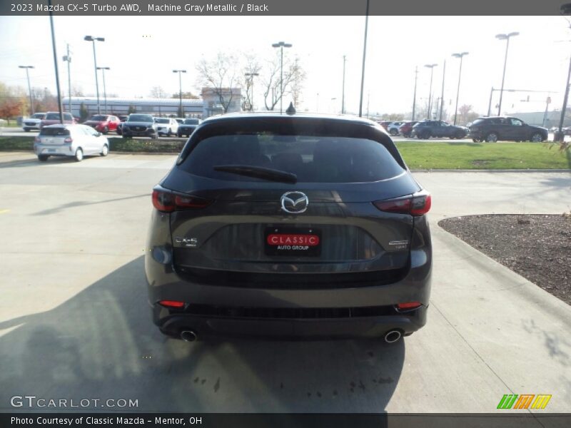 Machine Gray Metallic / Black 2023 Mazda CX-5 Turbo AWD