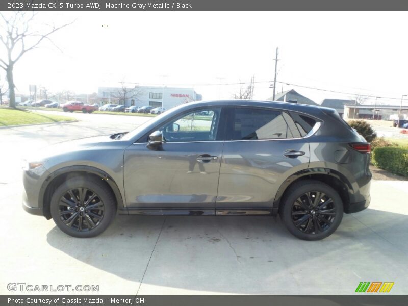 Machine Gray Metallic / Black 2023 Mazda CX-5 Turbo AWD