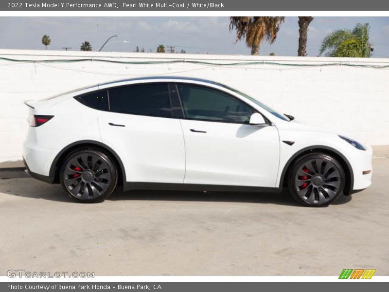  2022 Model Y Performance AWD Pearl White Multi-Coat