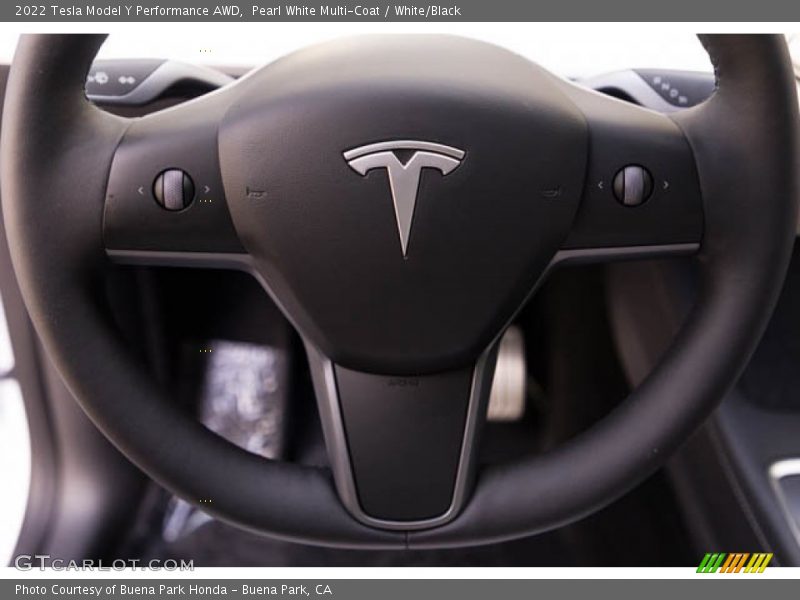  2022 Model Y Performance AWD Steering Wheel