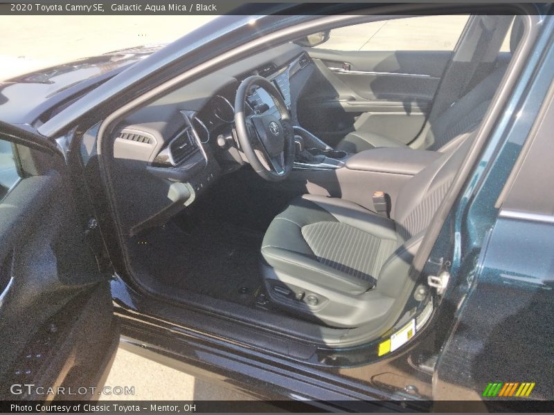 Galactic Aqua Mica / Black 2020 Toyota Camry SE