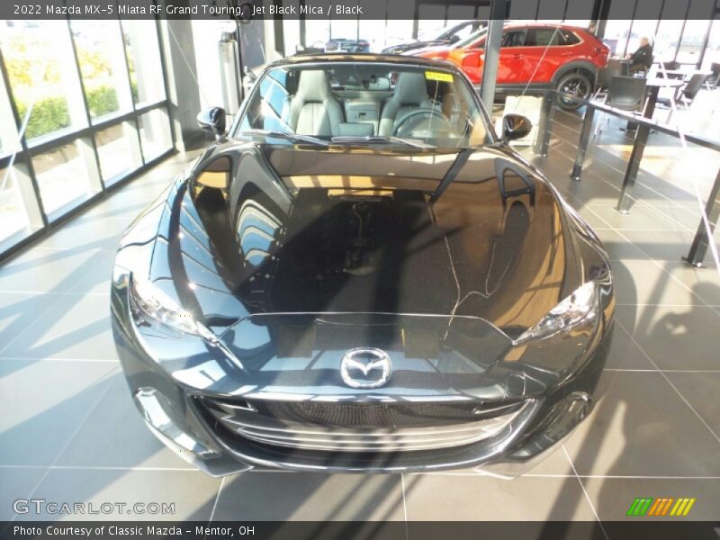 Jet Black Mica / Black 2022 Mazda MX-5 Miata RF Grand Touring