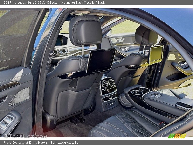 Rear Seat of 2017 S 65 AMG Sedan