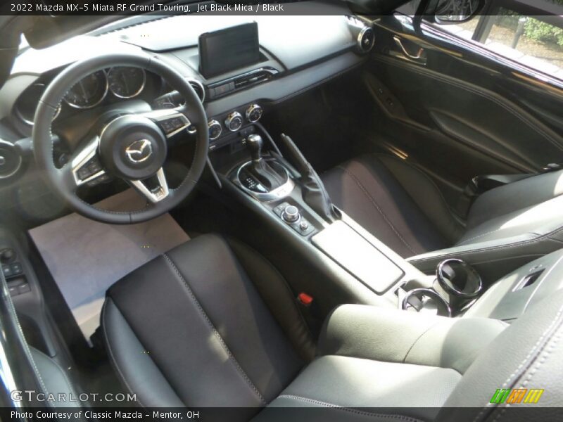 Jet Black Mica / Black 2022 Mazda MX-5 Miata RF Grand Touring