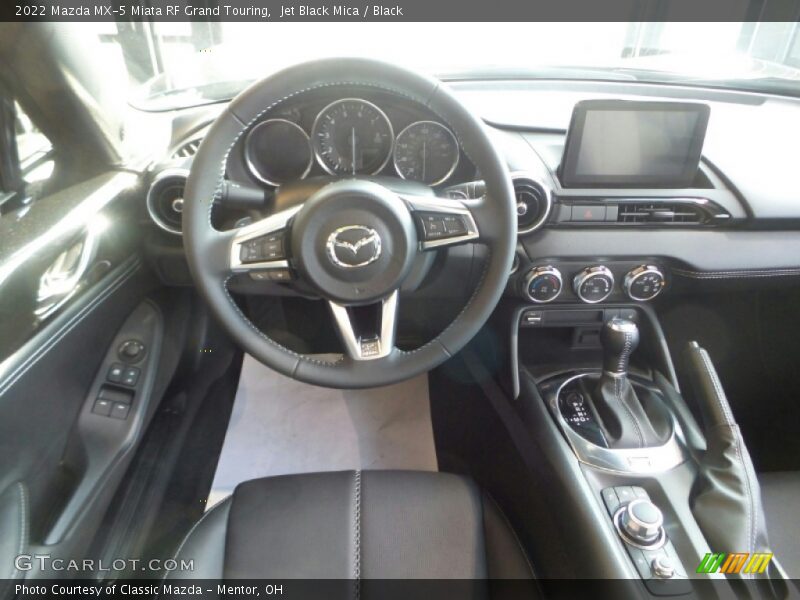 Jet Black Mica / Black 2022 Mazda MX-5 Miata RF Grand Touring