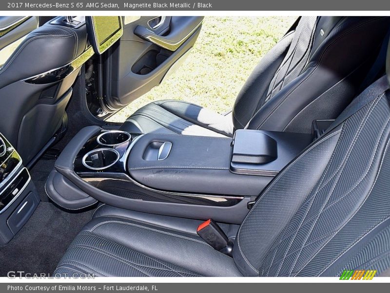 Rear Seat of 2017 S 65 AMG Sedan