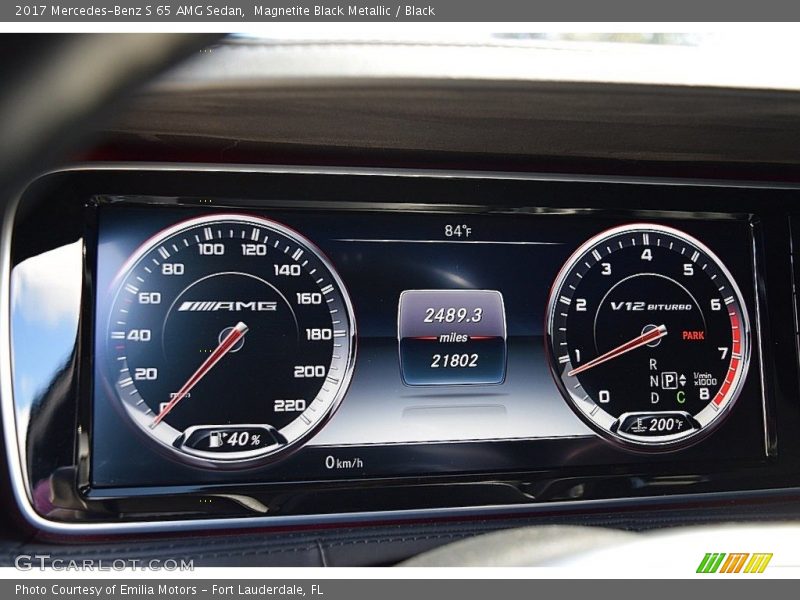  2017 S 65 AMG Sedan 65 AMG Sedan Gauges