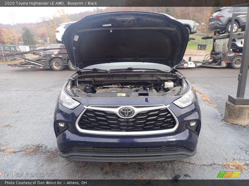 Blueprint / Black 2020 Toyota Highlander LE AWD