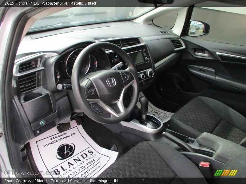 Alabaster Silver Metallic / Black 2015 Honda Fit LX
