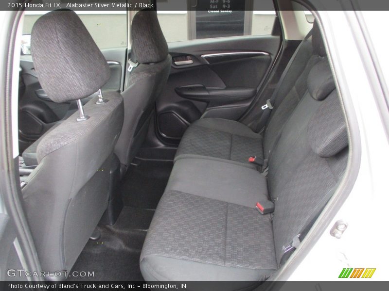Alabaster Silver Metallic / Black 2015 Honda Fit LX