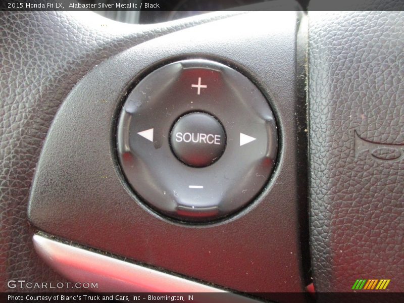 Alabaster Silver Metallic / Black 2015 Honda Fit LX