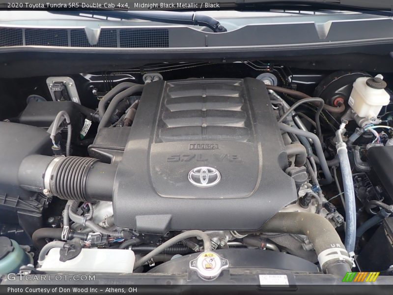 Midnight Black Metallic / Black 2020 Toyota Tundra SR5 Double Cab 4x4