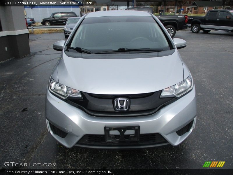 Alabaster Silver Metallic / Black 2015 Honda Fit LX