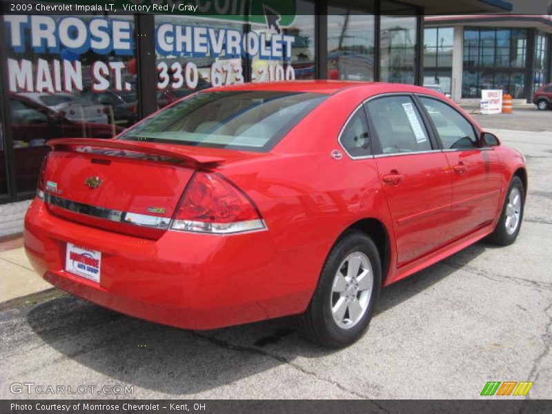 Victory Red / Gray 2009 Chevrolet Impala LT