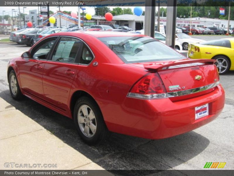 Victory Red / Gray 2009 Chevrolet Impala LT