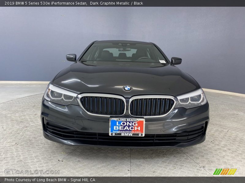 Dark Graphite Metallic / Black 2019 BMW 5 Series 530e iPerformance Sedan