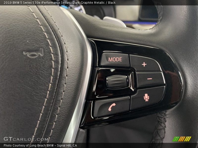 Dark Graphite Metallic / Black 2019 BMW 5 Series 530e iPerformance Sedan
