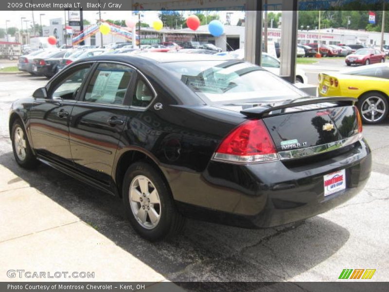 Black / Gray 2009 Chevrolet Impala LT