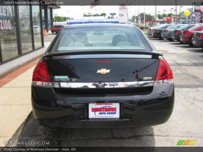 Black / Gray 2009 Chevrolet Impala LT