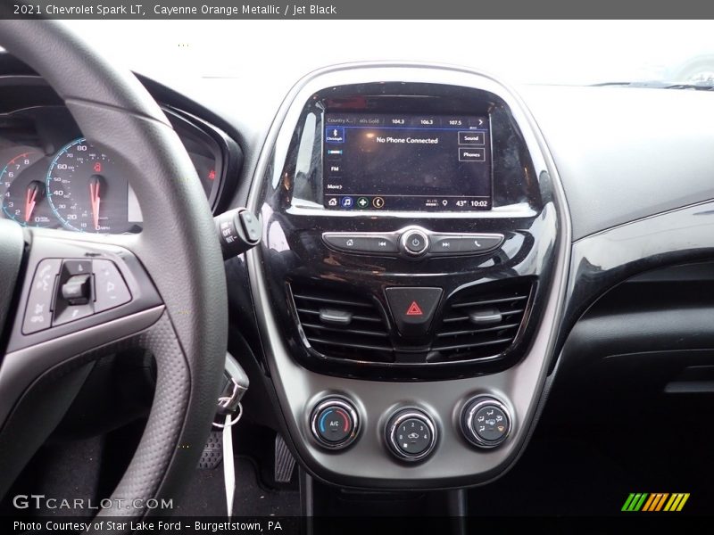 Cayenne Orange Metallic / Jet Black 2021 Chevrolet Spark LT