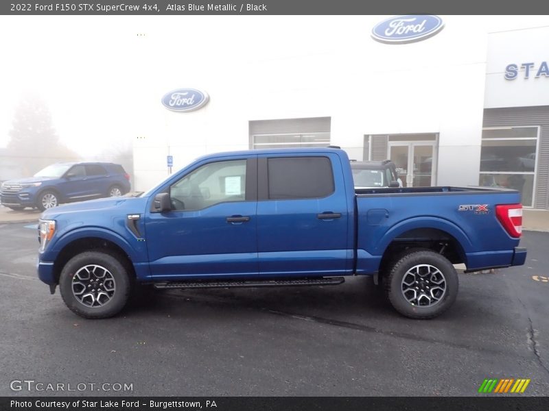  2022 F150 STX SuperCrew 4x4 Atlas Blue Metallic