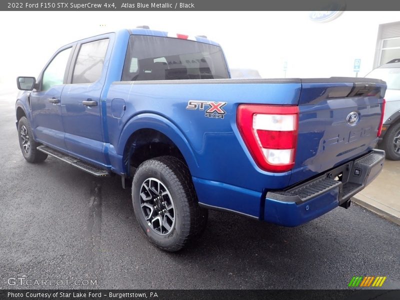 Atlas Blue Metallic / Black 2022 Ford F150 STX SuperCrew 4x4