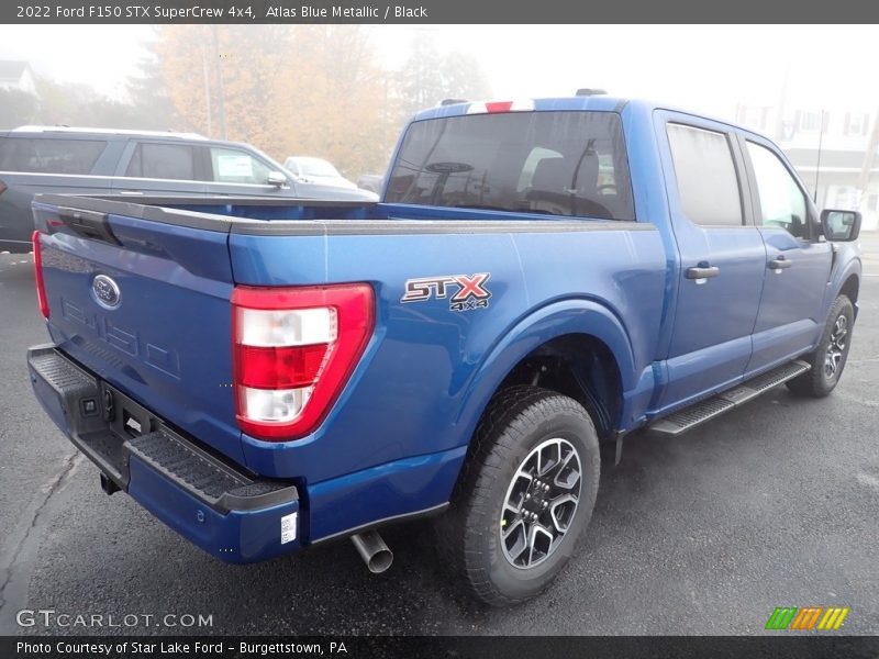 Atlas Blue Metallic / Black 2022 Ford F150 STX SuperCrew 4x4