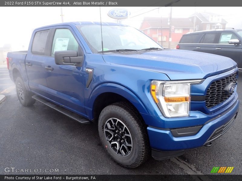 Atlas Blue Metallic / Black 2022 Ford F150 STX SuperCrew 4x4