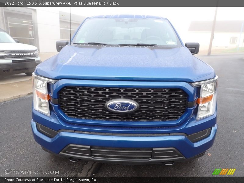 Atlas Blue Metallic / Black 2022 Ford F150 STX SuperCrew 4x4