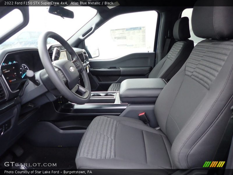 Atlas Blue Metallic / Black 2022 Ford F150 STX SuperCrew 4x4