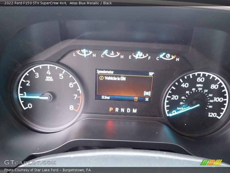 Atlas Blue Metallic / Black 2022 Ford F150 STX SuperCrew 4x4