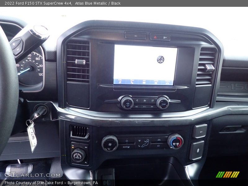 Atlas Blue Metallic / Black 2022 Ford F150 STX SuperCrew 4x4