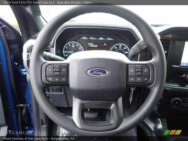 Atlas Blue Metallic / Black 2022 Ford F150 STX SuperCrew 4x4