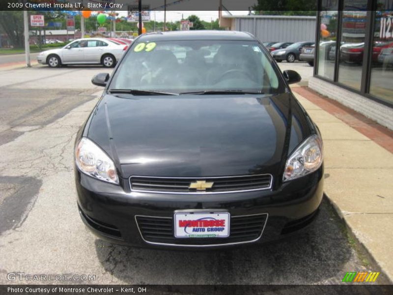 Black / Gray 2009 Chevrolet Impala LT