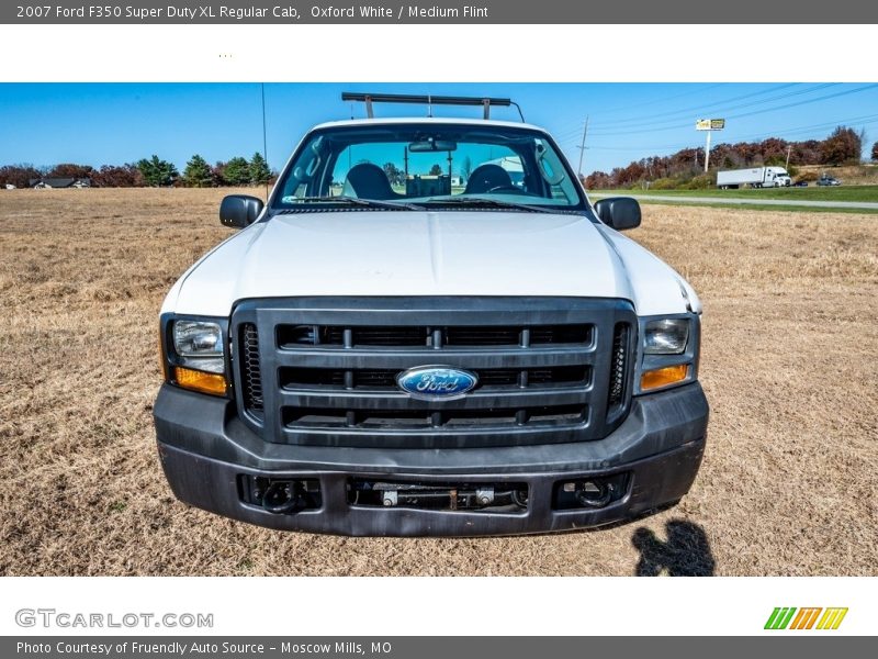 Oxford White / Medium Flint 2007 Ford F350 Super Duty XL Regular Cab