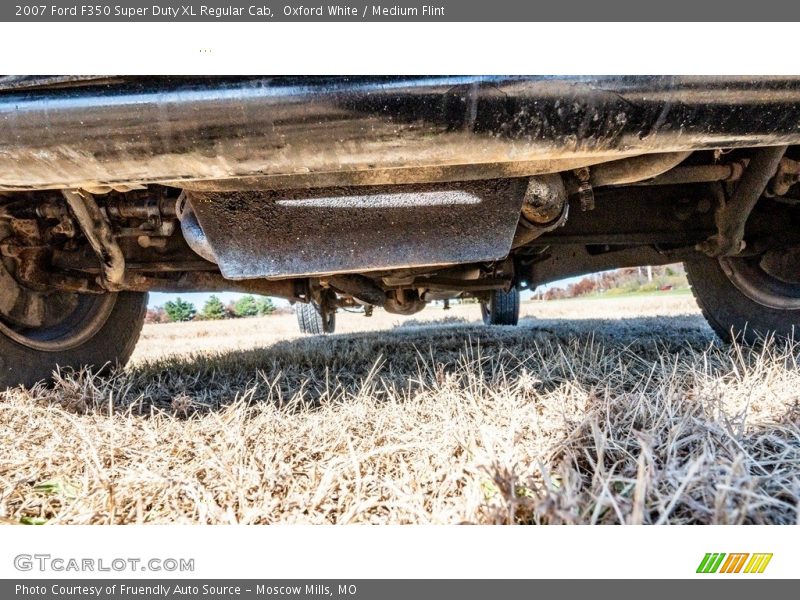 Oxford White / Medium Flint 2007 Ford F350 Super Duty XL Regular Cab