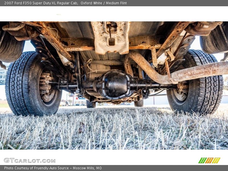 Oxford White / Medium Flint 2007 Ford F350 Super Duty XL Regular Cab