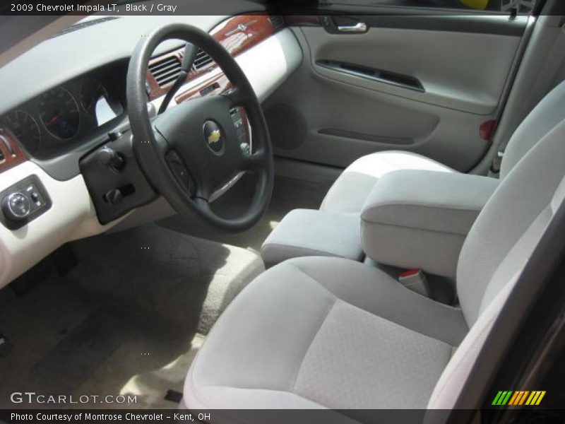 Black / Gray 2009 Chevrolet Impala LT