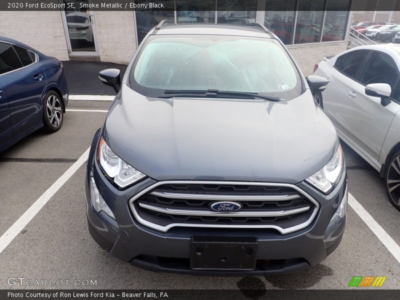 Smoke Metallic / Ebony Black 2020 Ford EcoSport SE