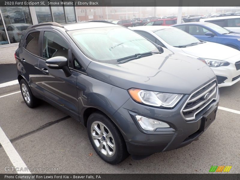 Smoke Metallic / Ebony Black 2020 Ford EcoSport SE