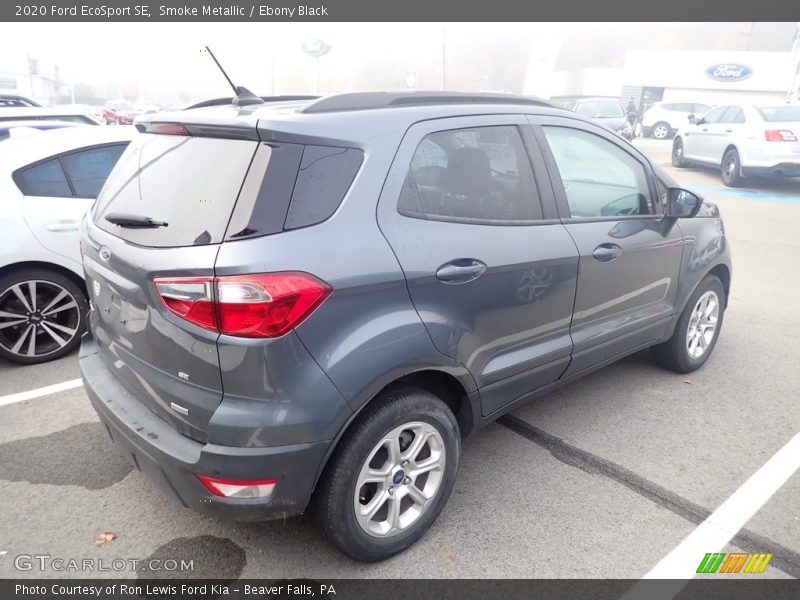 Smoke Metallic / Ebony Black 2020 Ford EcoSport SE
