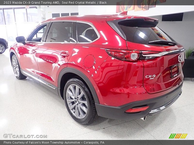 Soul Red Crystal Metallic / Black 2023 Mazda CX-9 Grand Touring AWD