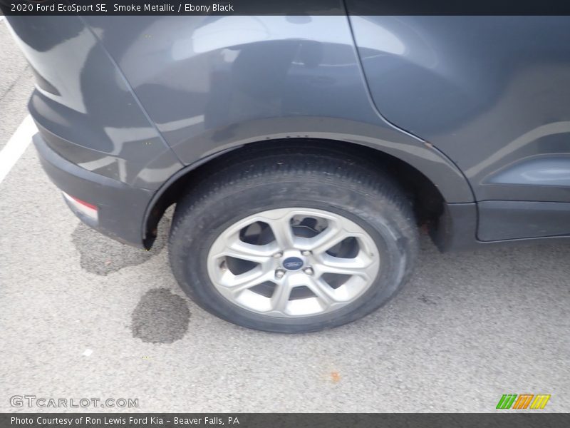 Smoke Metallic / Ebony Black 2020 Ford EcoSport SE
