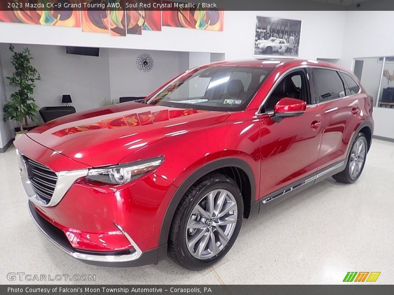 Soul Red Crystal Metallic / Black 2023 Mazda CX-9 Grand Touring AWD